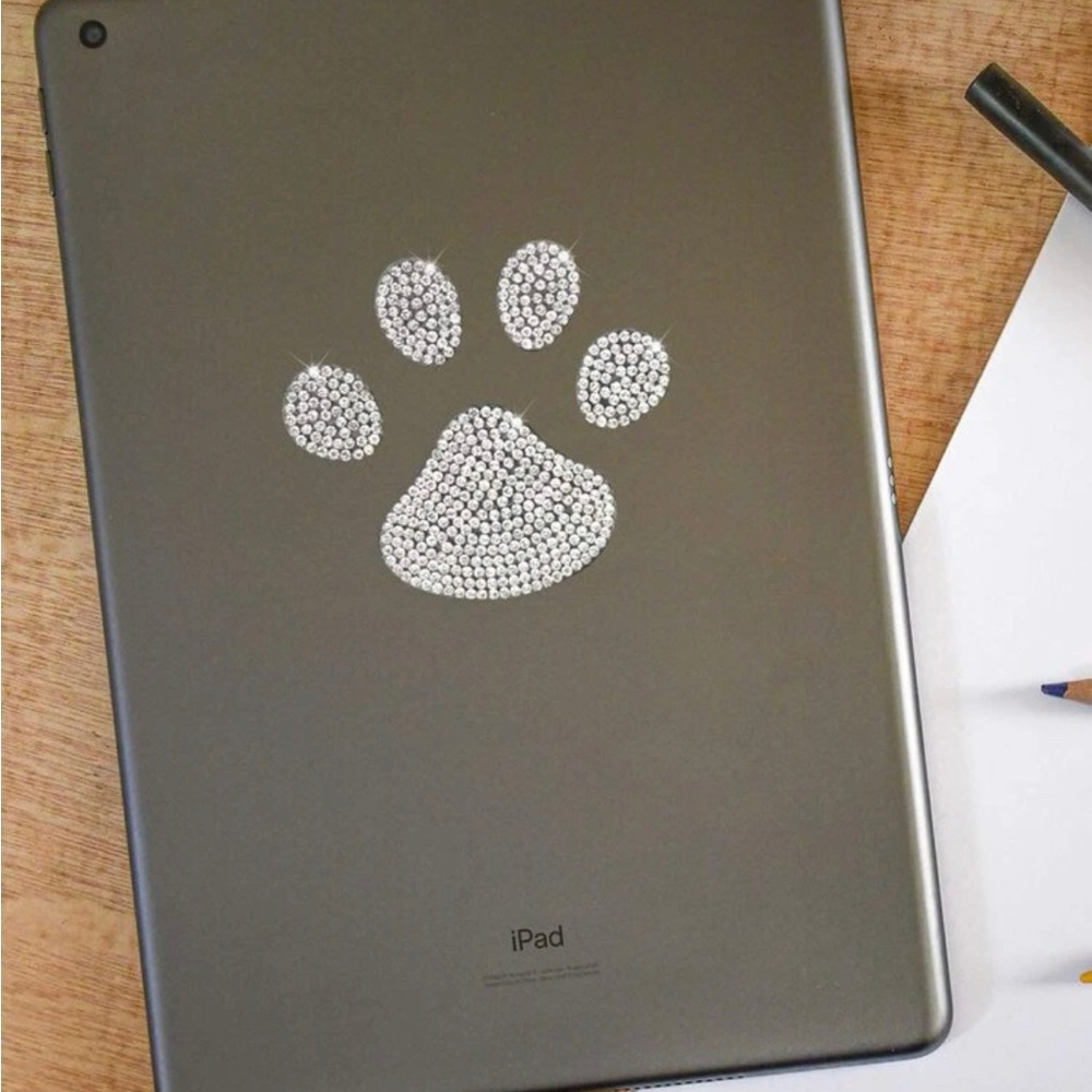 2/$10 Rhinestone Paw Print Decal - Picture 5 of 7